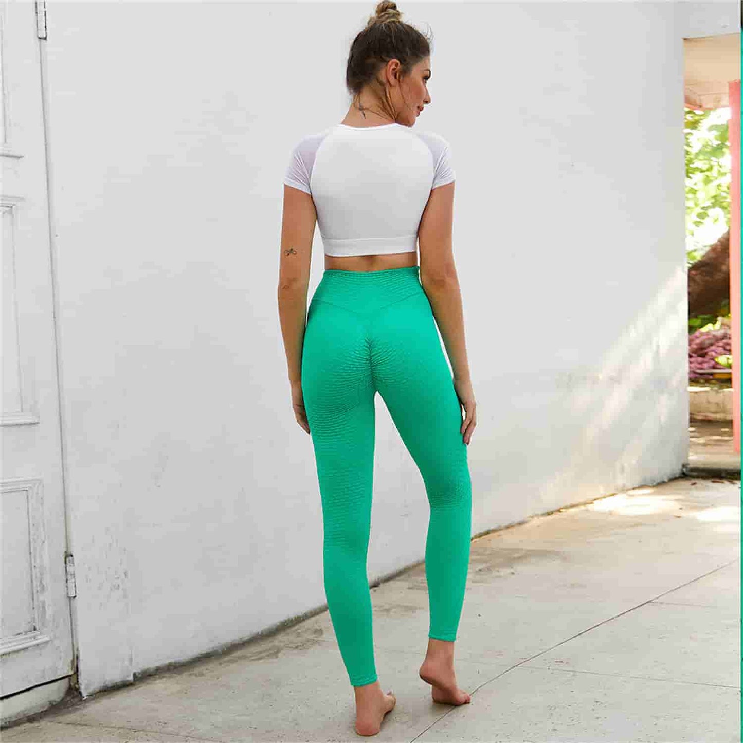 Peach Buttocks Fitness Yoga Pants High Waist And Beautiful Buttocks Sports Tights