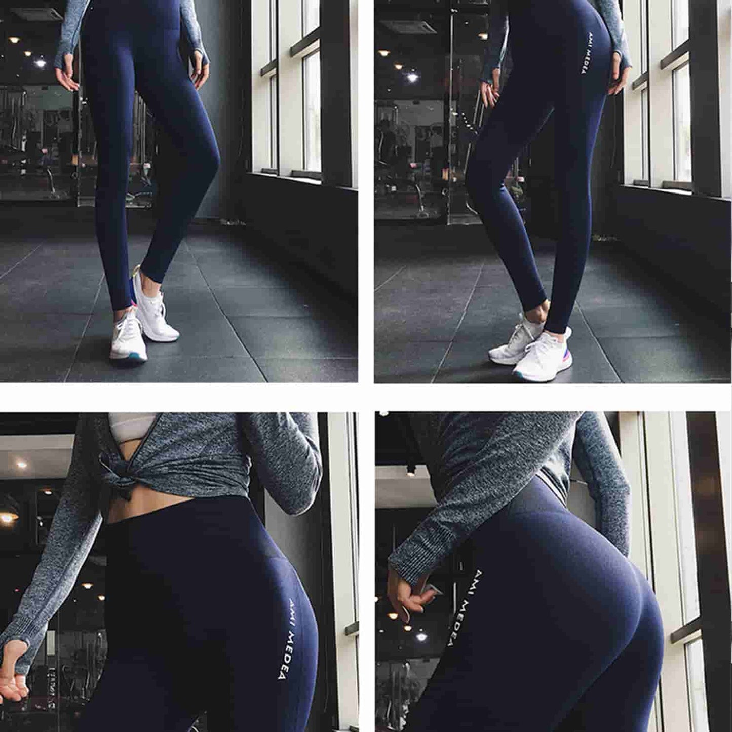 Girls Fitness Show Thin High Waist Tights Quick Dry Running Sports Trousers Stretch Peach Hip Lift Yoga Pants