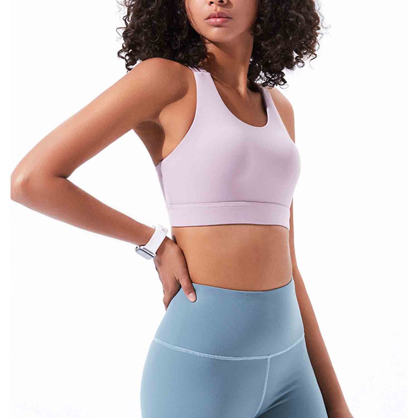 Women Sports Underwear Fitness Running Tops Shockproof Crop Tops Women Seamless Yoga Bra Push up Sport Tops No Steel Ring Bras