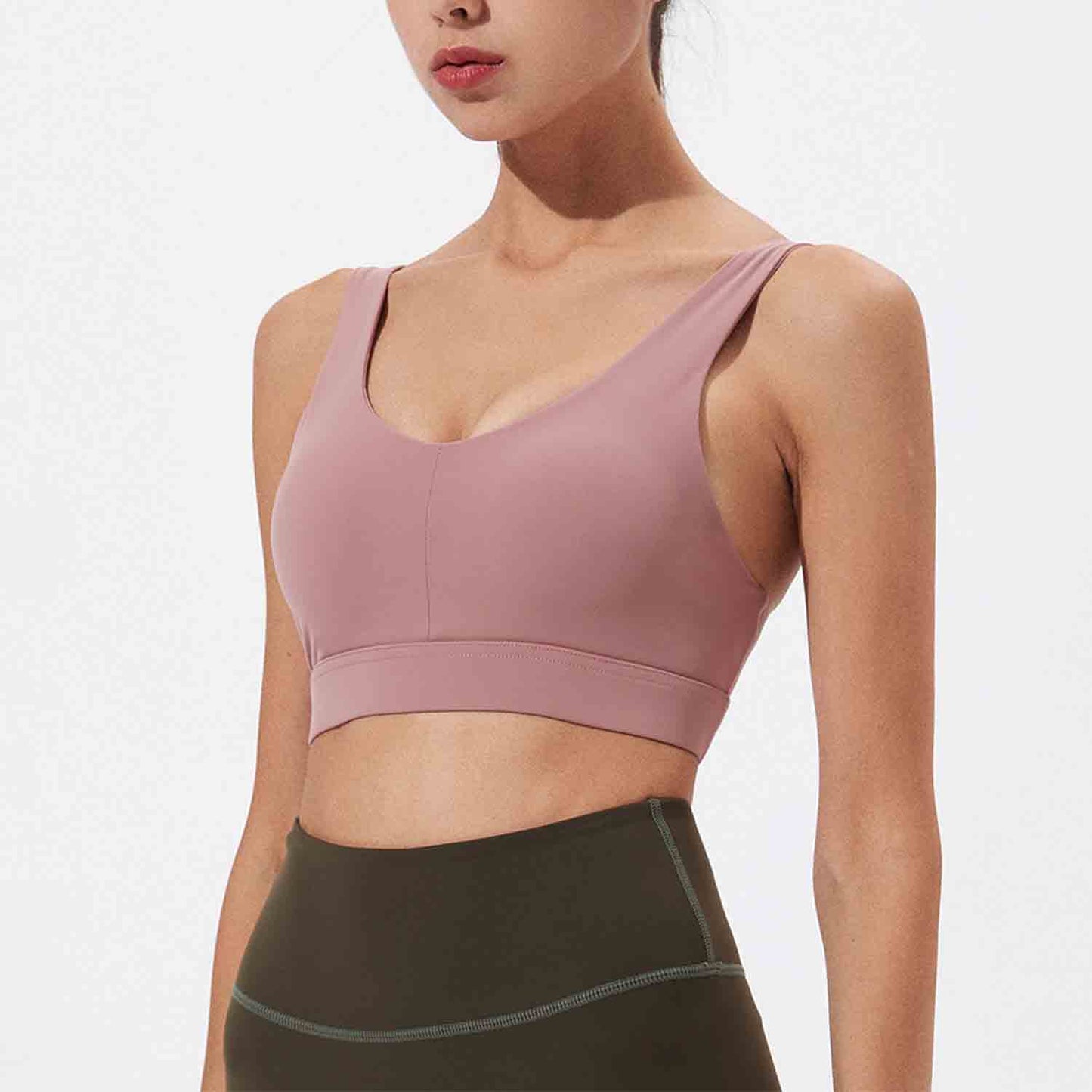 Sports Underwear Fitness Running Tops Women Seamless Yoga Bra Shockproof Crop Tops Push up Sport Tops Gym Breathable Tops