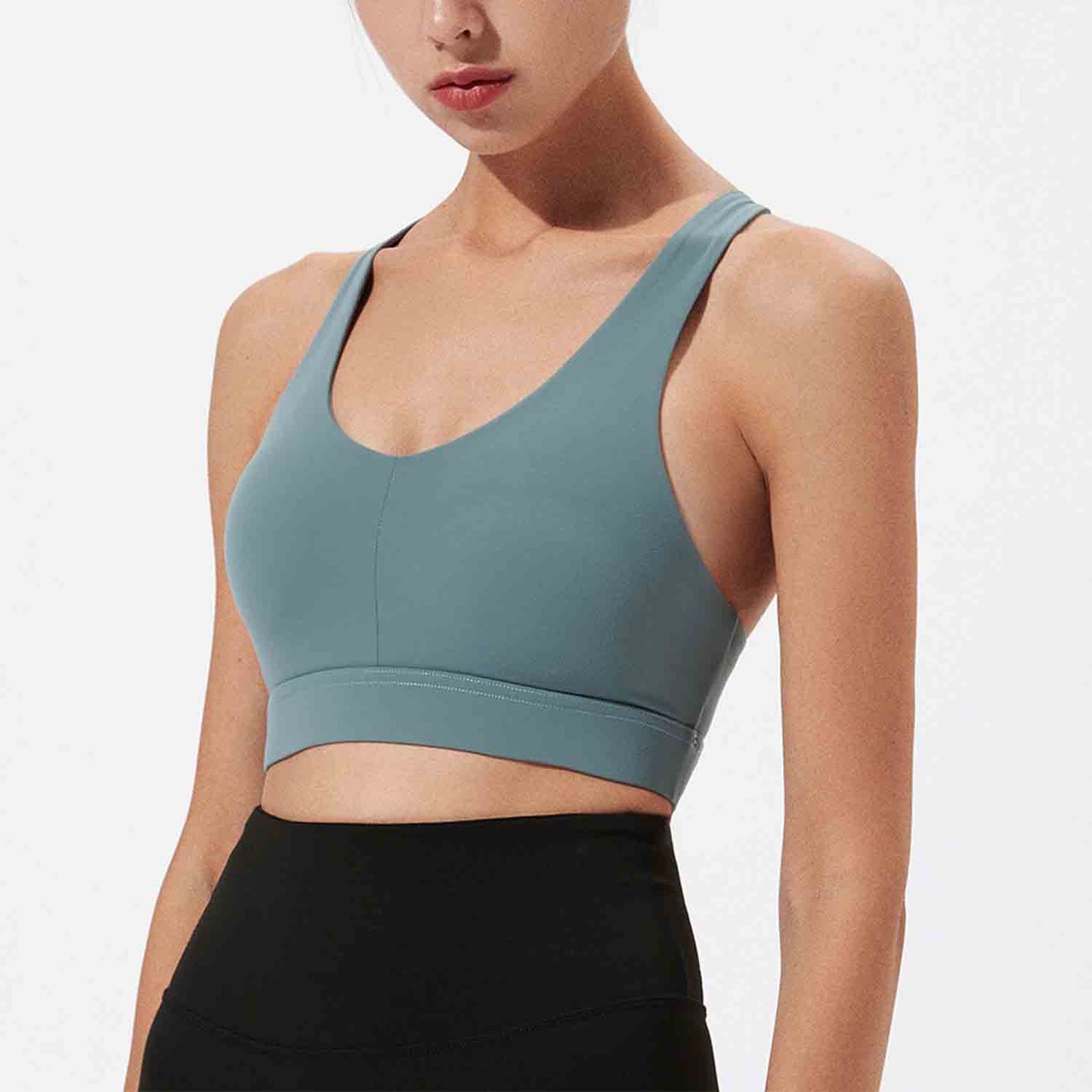 Sports Underwear Fitness Running Tops Women Seamless Yoga Bra Shockproof Crop Tops Push up Sport Tops Gym Breathable Tops