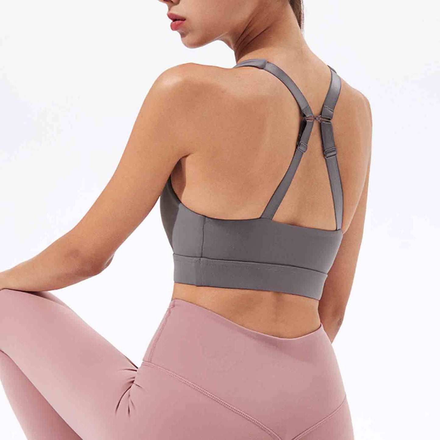 Sports Underwear Fitness Running Tops Women Seamless Yoga Bra Shockproof Crop Tops Push up Sport Tops Gym Breathable Tops