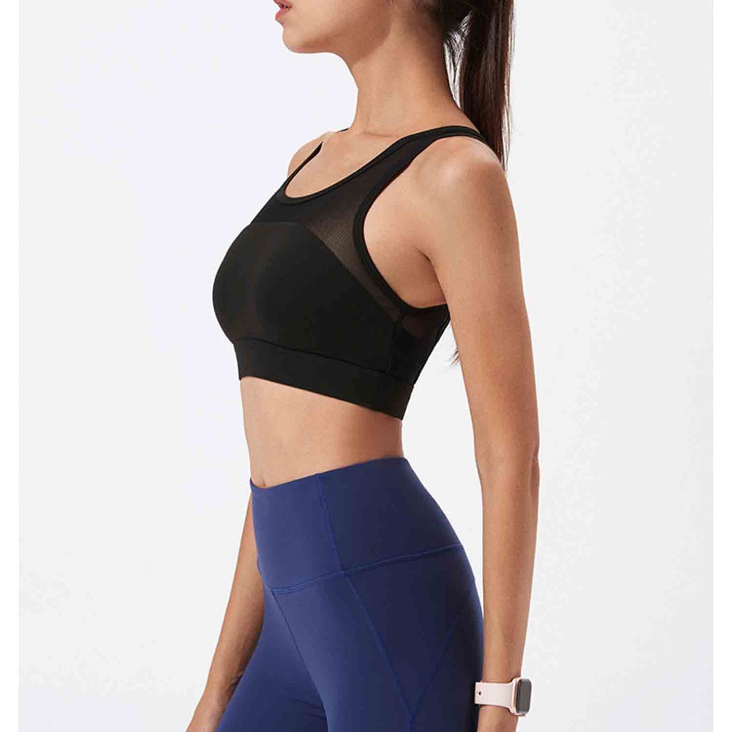 Women Seamless Yoga Bra Sports Underwear Fitness Running Tops Shockproof Crop Tops Push up Sport Tops Gym Breathable Tops