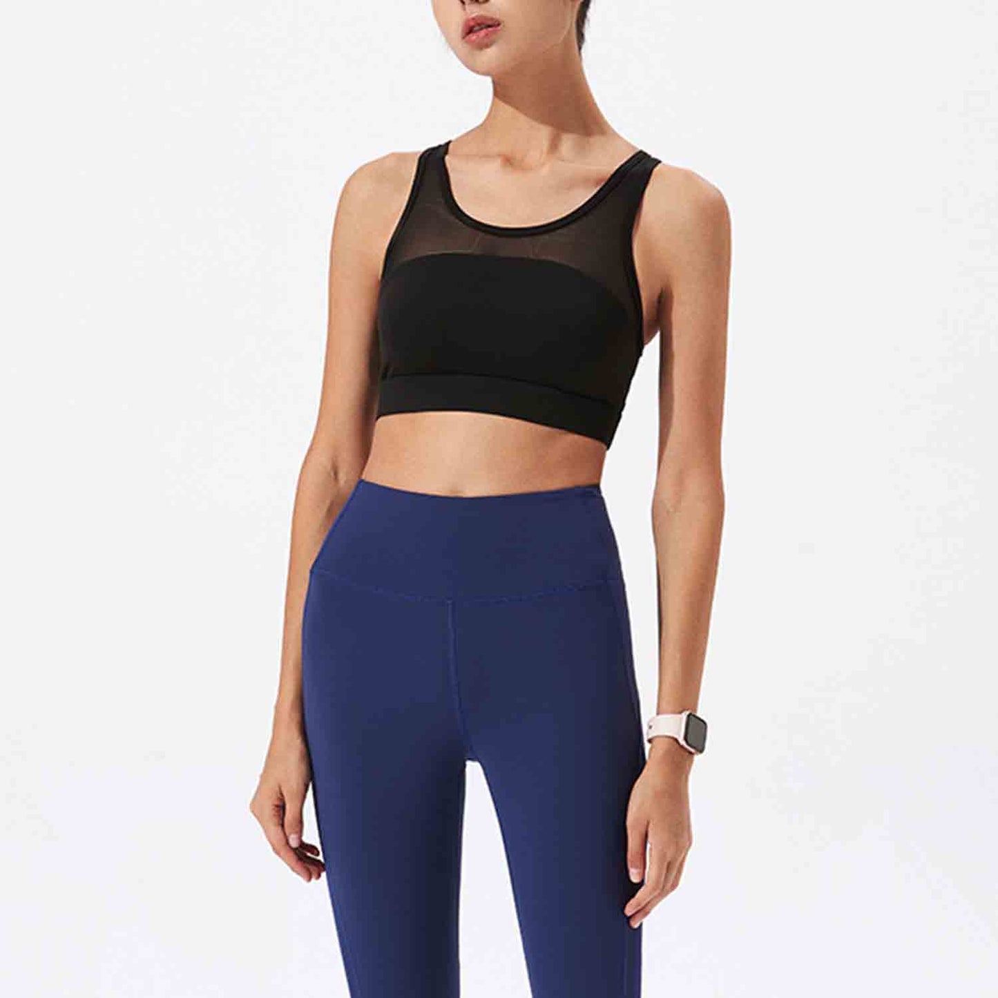 Women Seamless Yoga Bra Sports Underwear Fitness Running Tops Shockproof Crop Tops Push up Sport Tops Gym Breathable Tops