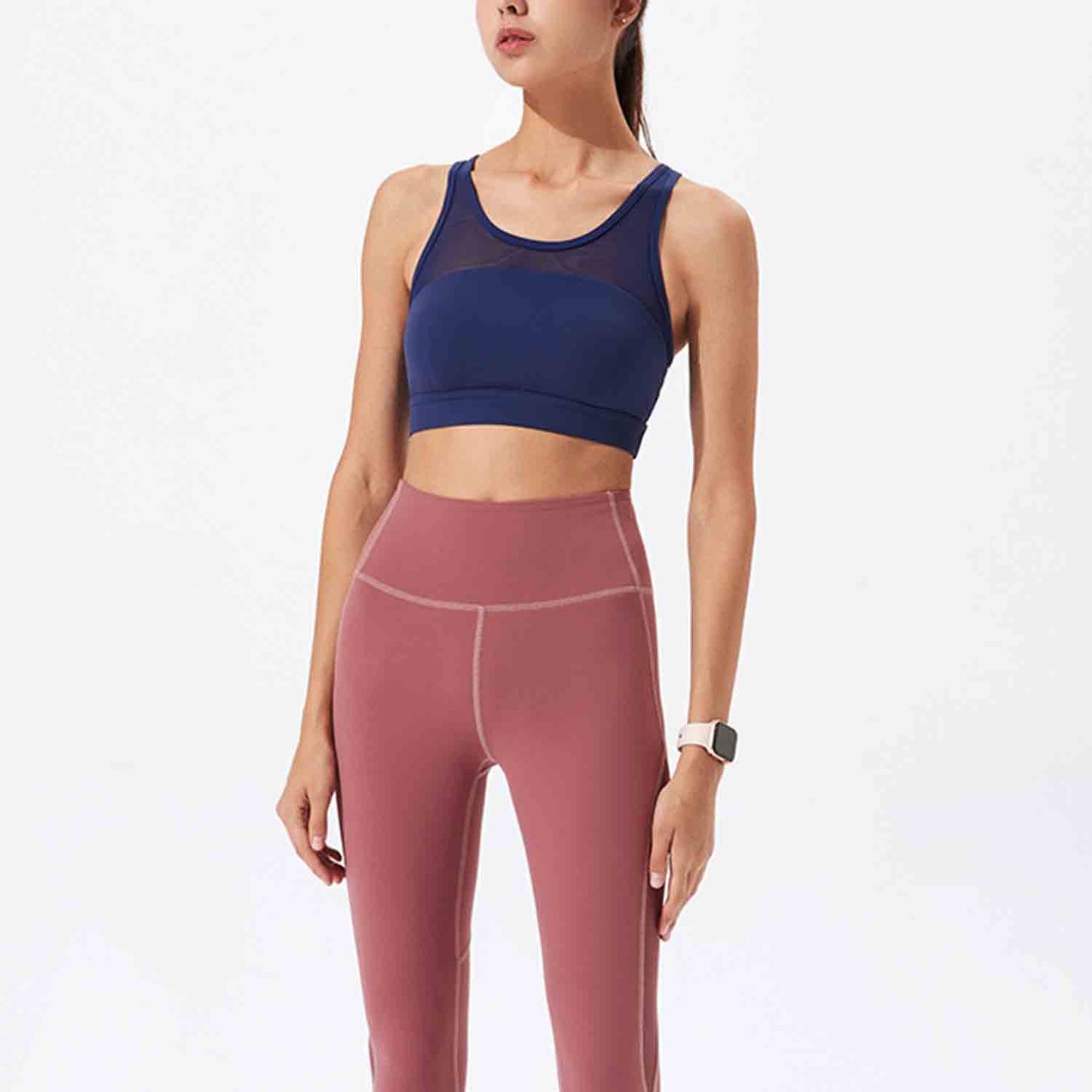 Women Seamless Yoga Bra Sports Underwear Fitness Running Tops Shockproof Crop Tops Push up Sport Tops Gym Breathable Tops