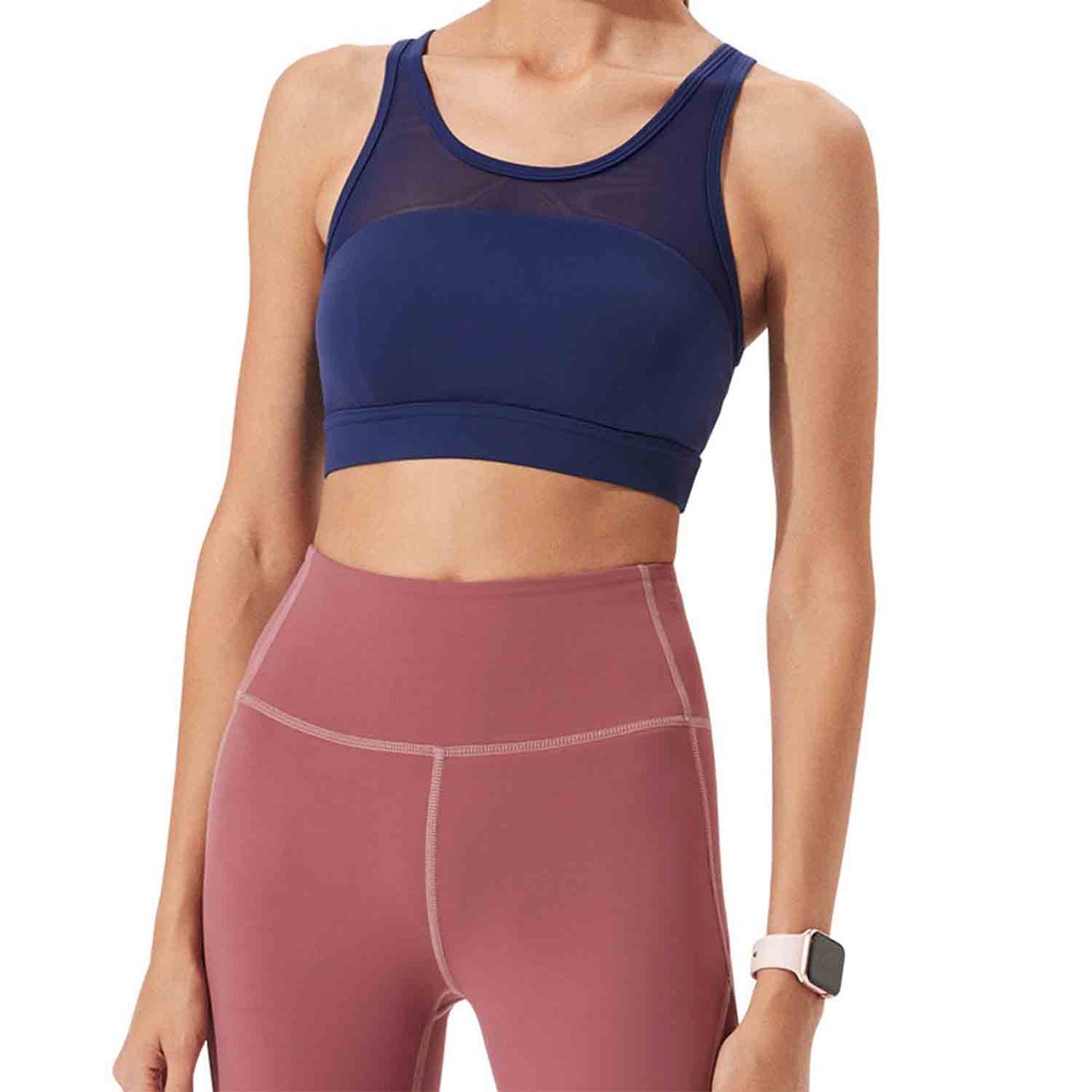 Women Seamless Yoga Bra Sports Underwear Fitness Running Tops Shockproof Crop Tops Push up Sport Tops Gym Breathable Tops