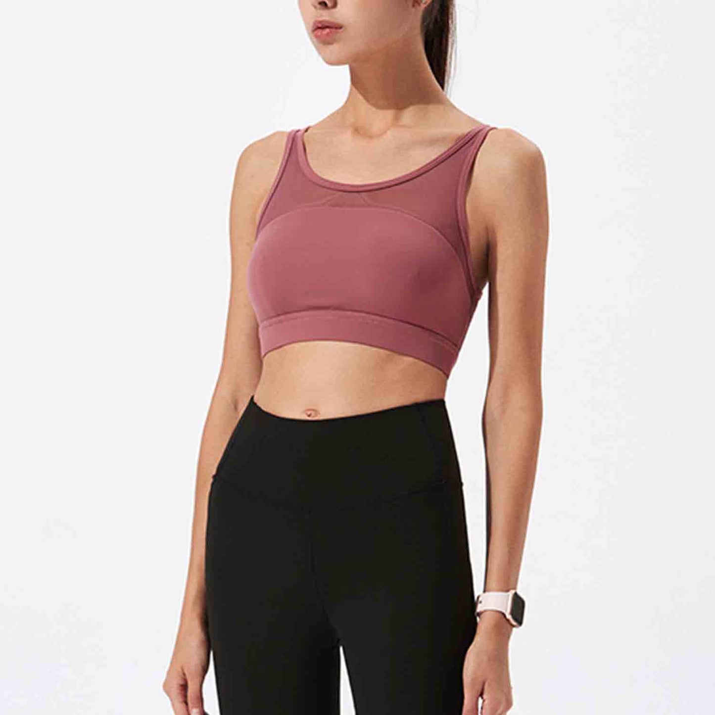 Women Seamless Yoga Bra Sports Underwear Fitness Running Tops Shockproof Crop Tops Push up Sport Tops Gym Breathable Tops