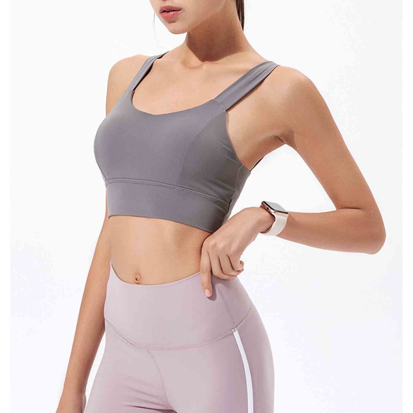 Women Yoga Vest Streetwear Push Up Cropped Top for Female Lounge Casual Sexy Lingerie Wirefree Camisole Fashion Girl