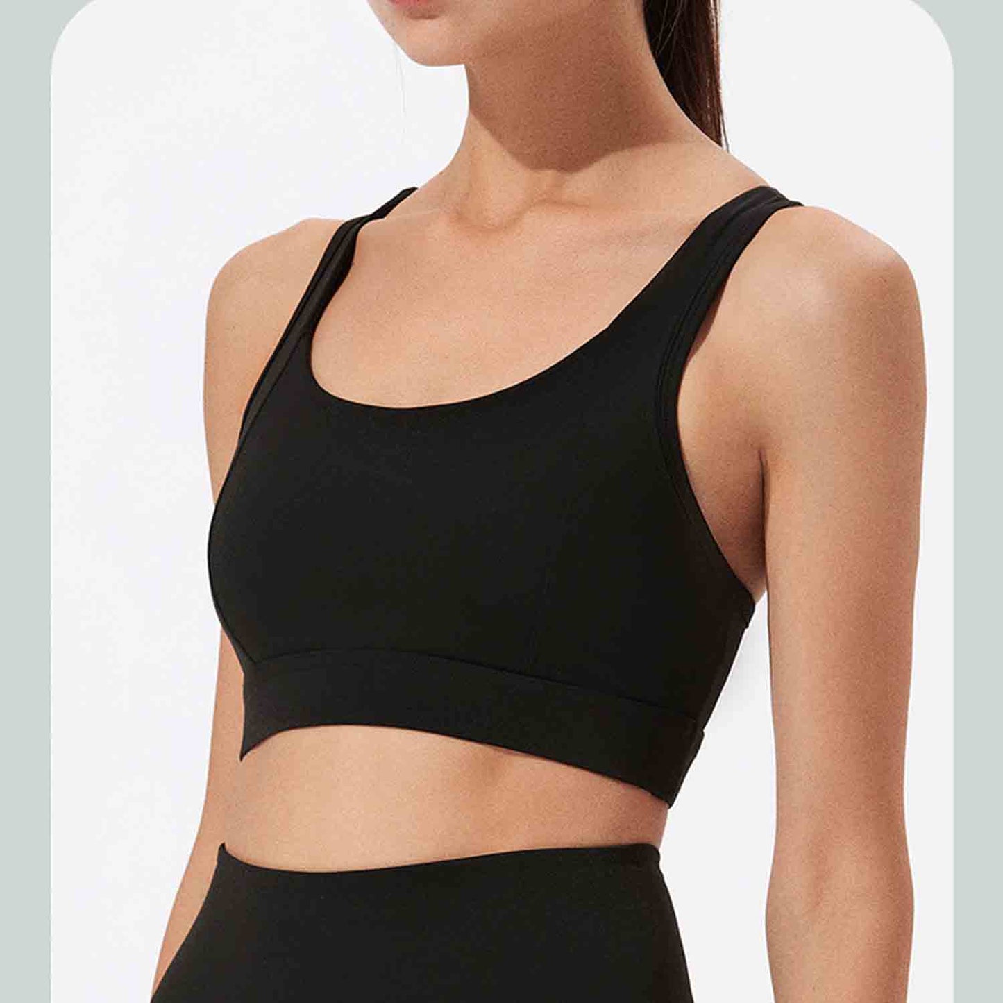 Quick Dry Sports Underwear Fitness Running Tops Women Seamless Yoga Bra Shockproof Crop Tops Push up Gym Breathable Tops