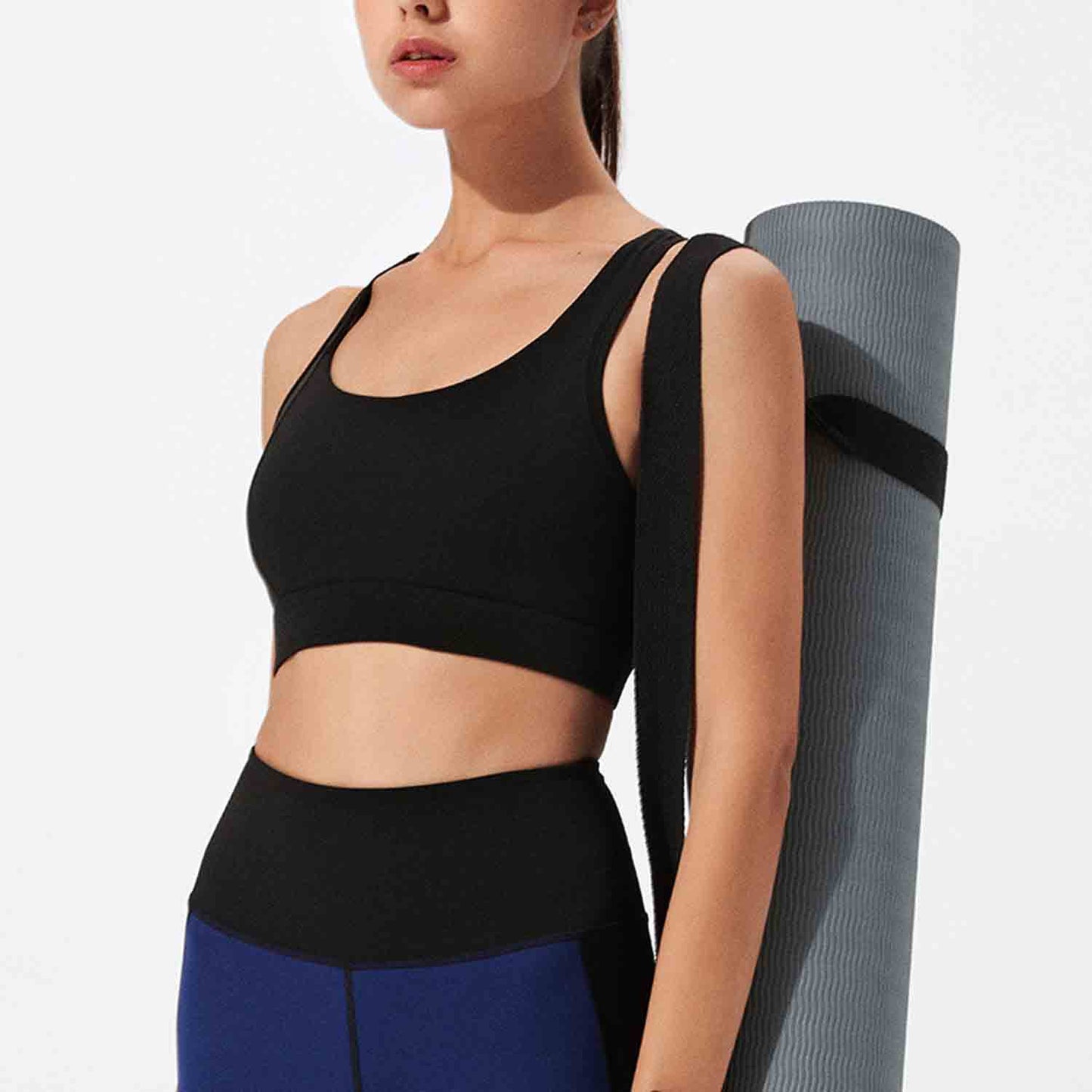 Quick Dry Sports Underwear Fitness Running Tops Women Seamless Yoga Bra Shockproof Crop Tops Push up Gym Breathable Tops