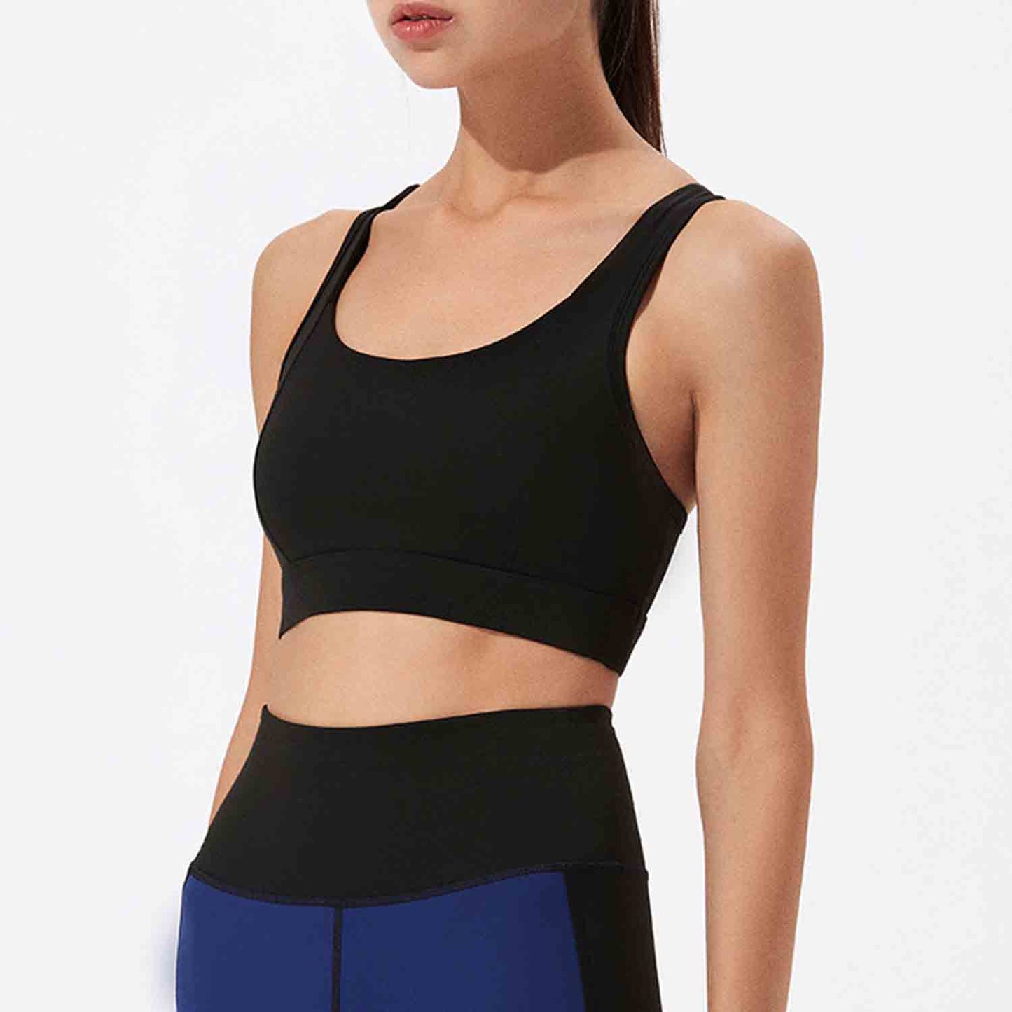 Quick Dry Sports Underwear Fitness Running Tops Women Seamless Yoga Bra Shockproof Crop Tops Push up Gym Breathable Tops