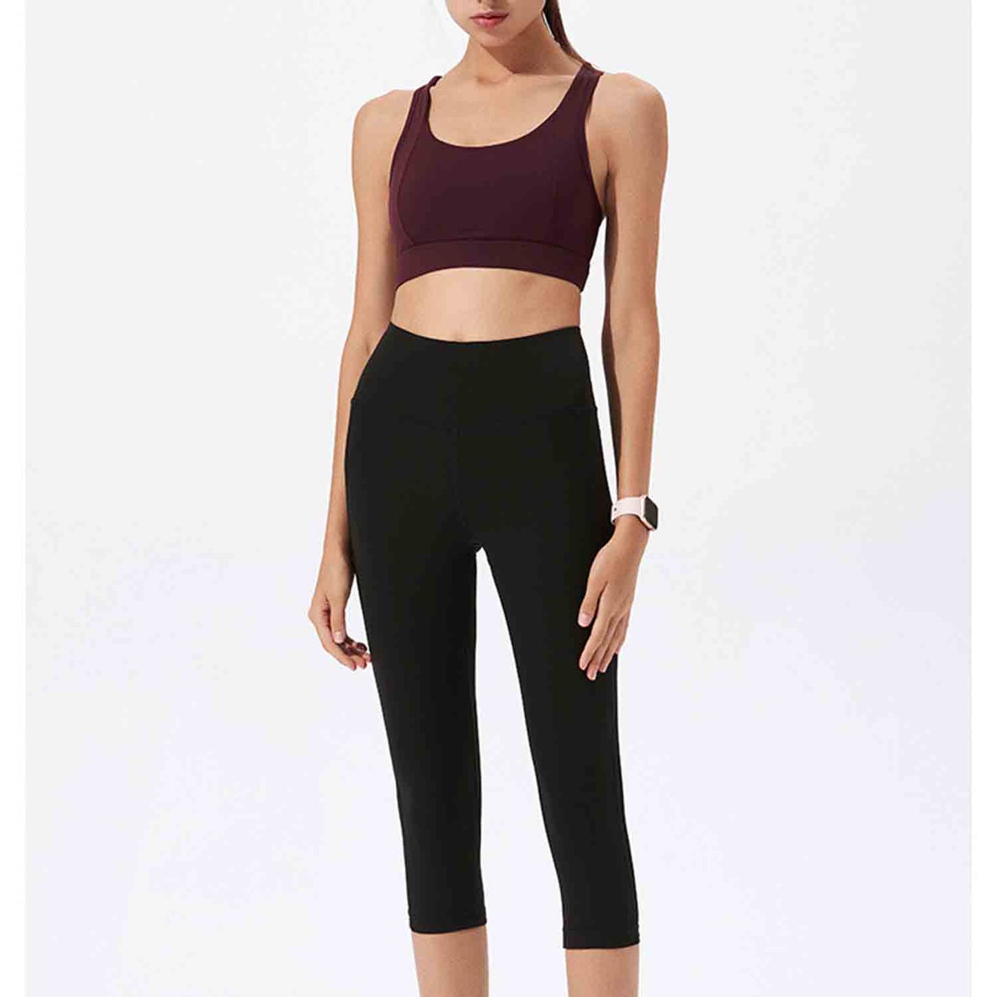 Quick Dry Sports Underwear Fitness Running Tops Women Seamless Yoga Bra Shockproof Crop Tops Push up Gym Breathable Tops