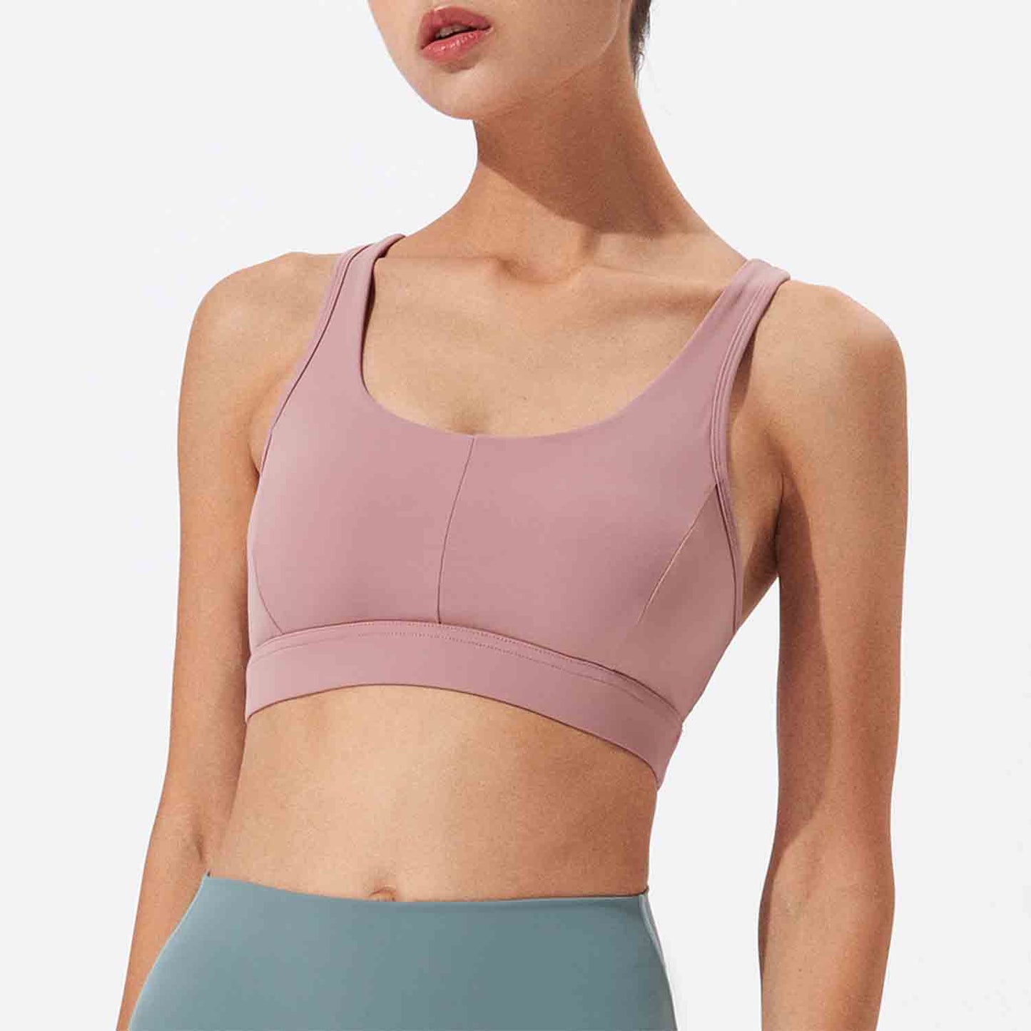 No Steel Ring Bras Tops Women Sports bra Fitness Running Tops Shockproof Crop Tops Push up Sport Tops Gym Breathable