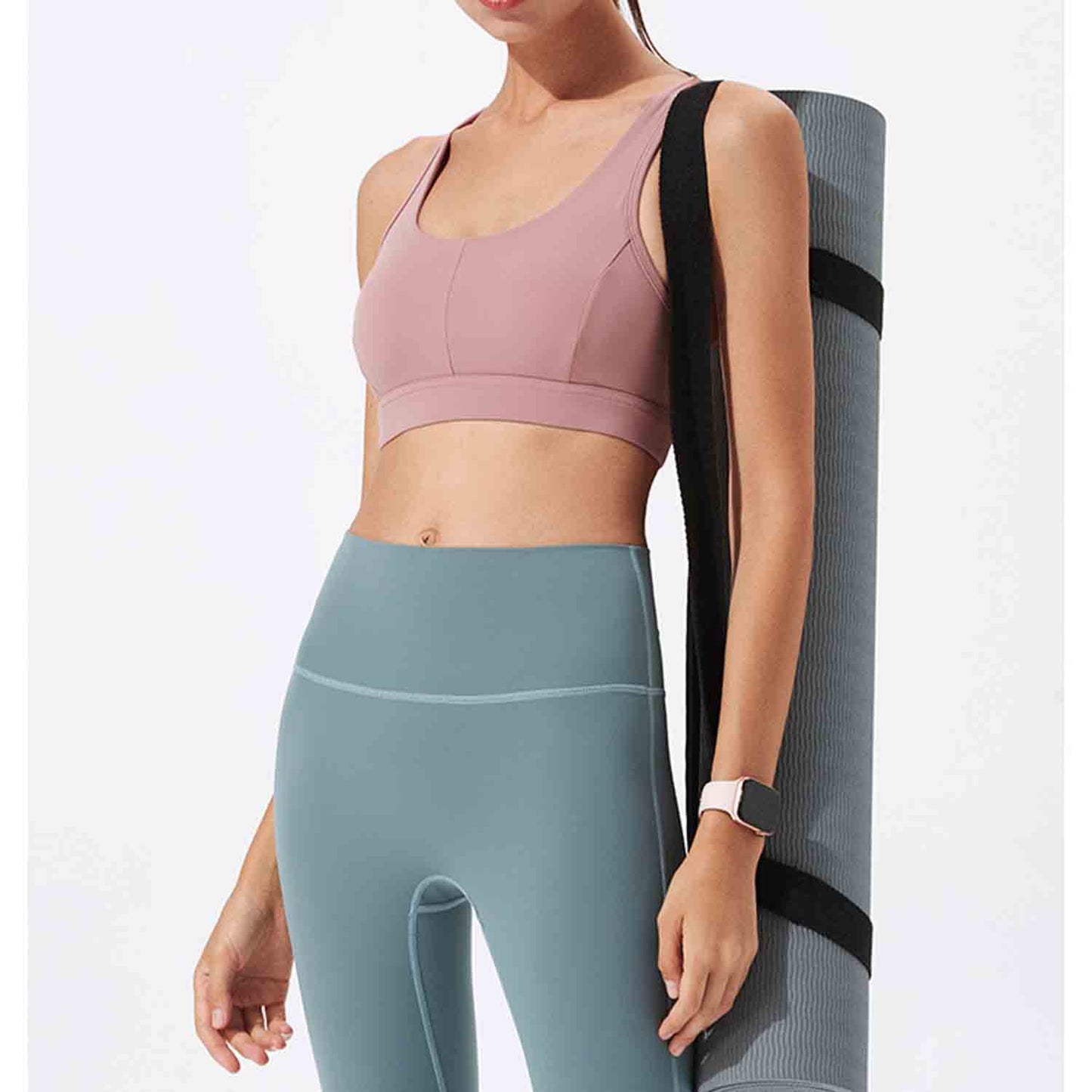 No Steel Ring Bras Tops Women Sports bra Fitness Running Tops Shockproof Crop Tops Push up Sport Tops Gym Breathable