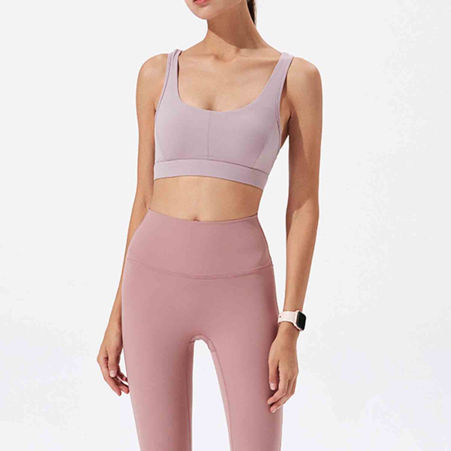 No Steel Ring Bras Tops Women Sports bra Fitness Running Tops Shockproof Crop Tops Push up Sport Tops Gym Breathable