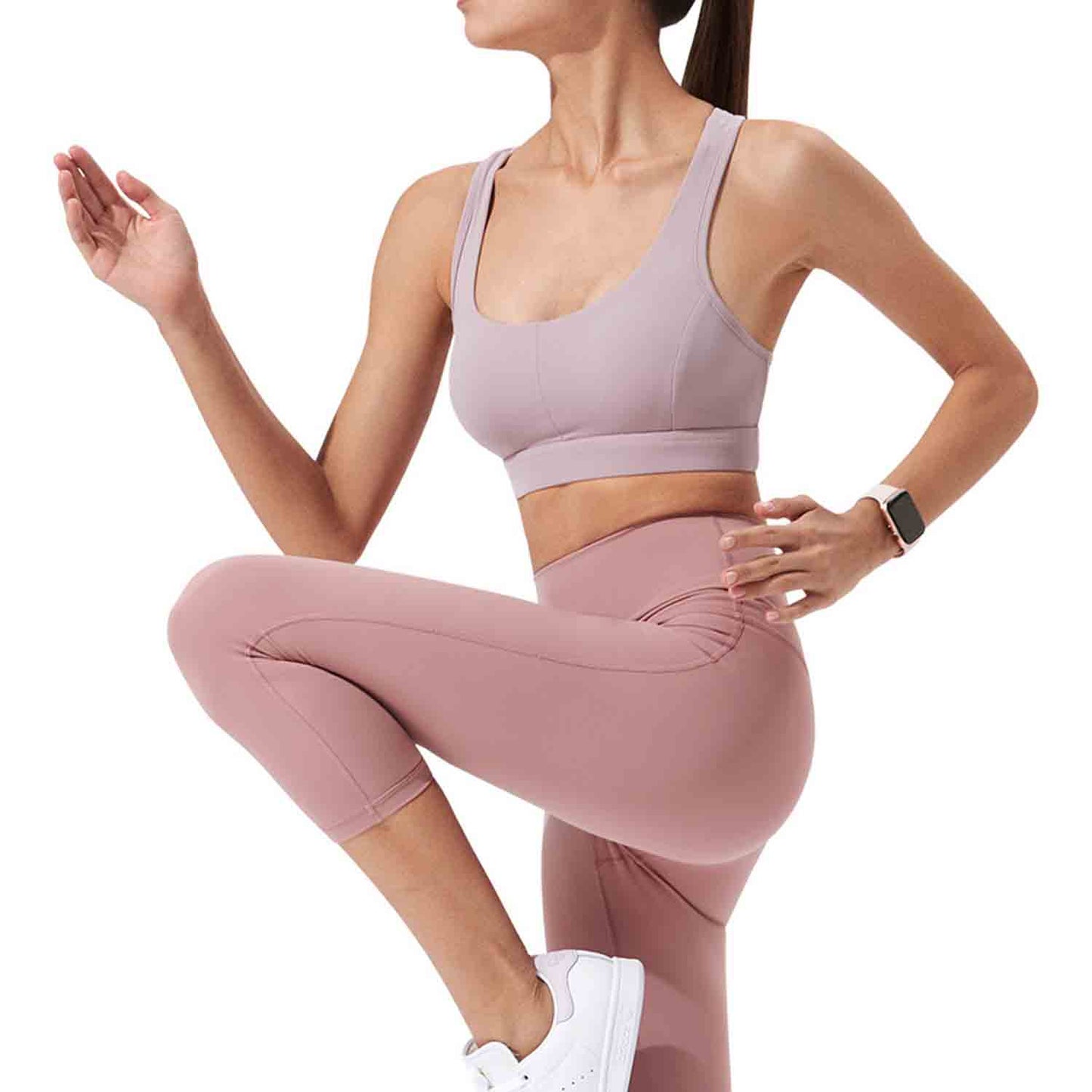 No Steel Ring Bras Tops Women Sports bra Fitness Running Tops Shockproof Crop Tops Push up Sport Tops Gym Breathable
