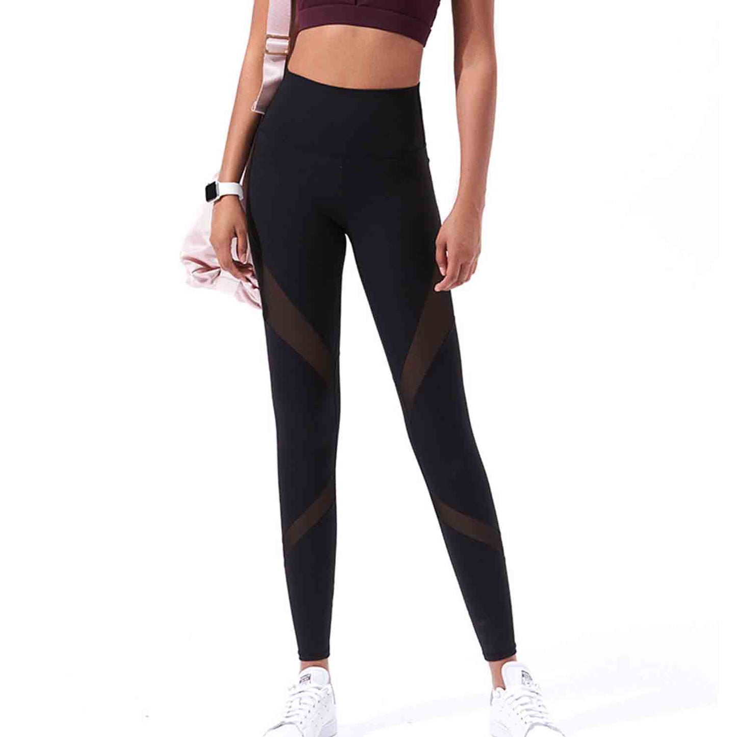 Women High-Rise Yoga Pants Running Leggings High Waist Leggings Peach Hips Leggings Fitness Running Yoga Pants