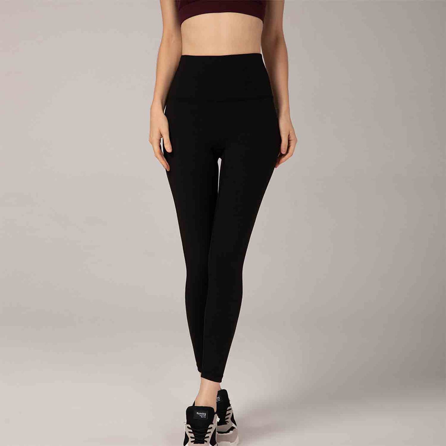 Women High-Rise Walking Leggings High Waist Slimming and High Rise Leggings Fitness Running Yoga Pants