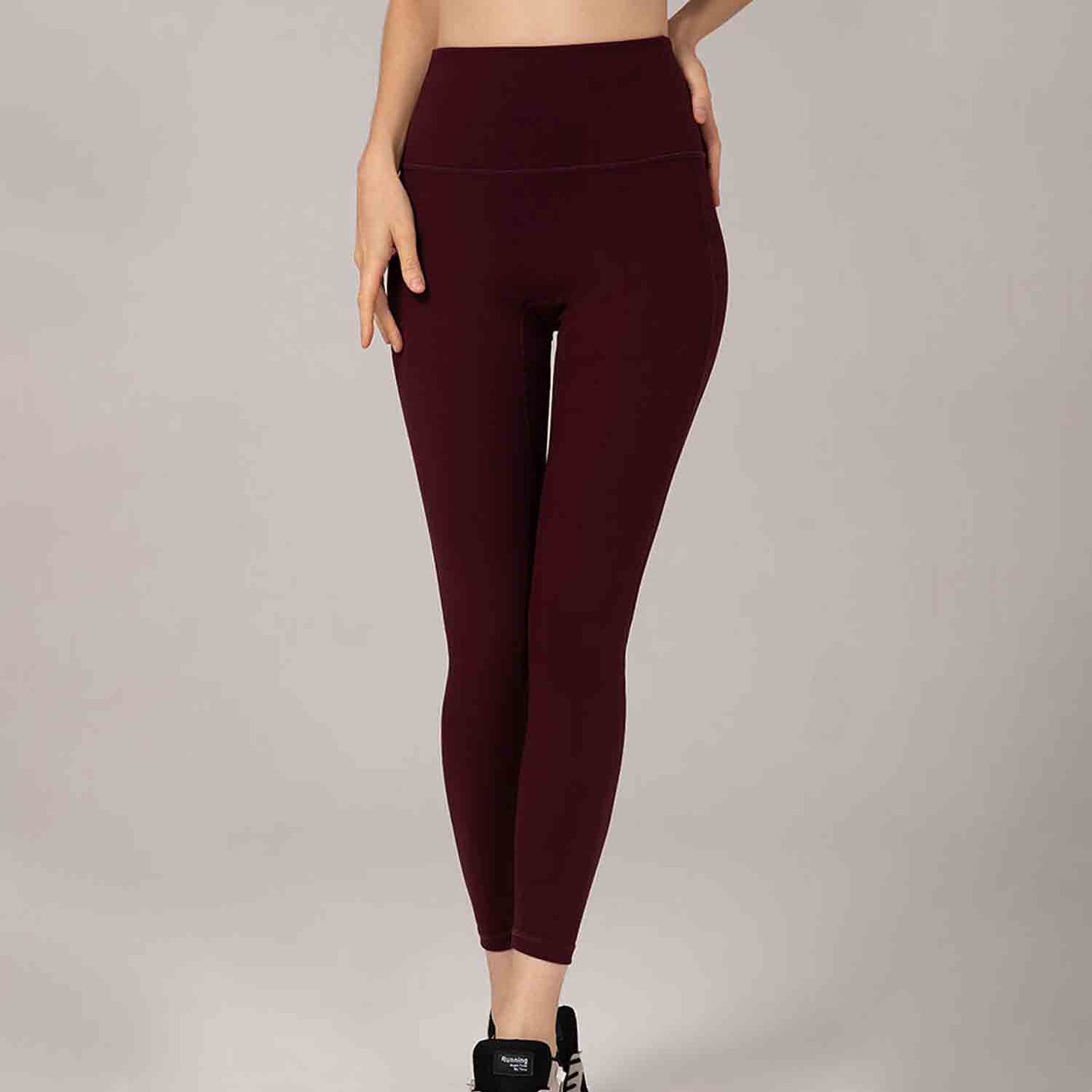 Women High-Rise Walking Leggings High Waist Slimming and High Rise Leggings Fitness Running Yoga Pants