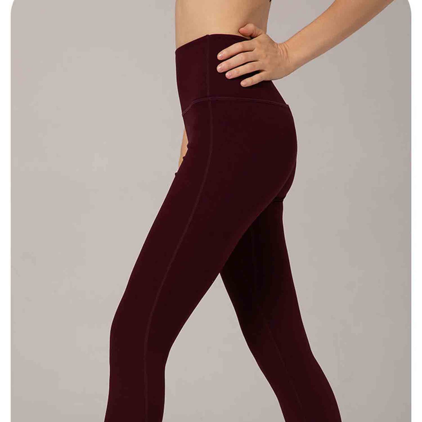 Women High-Rise Walking Leggings High Waist Slimming and High Rise Leggings Fitness Running Yoga Pants