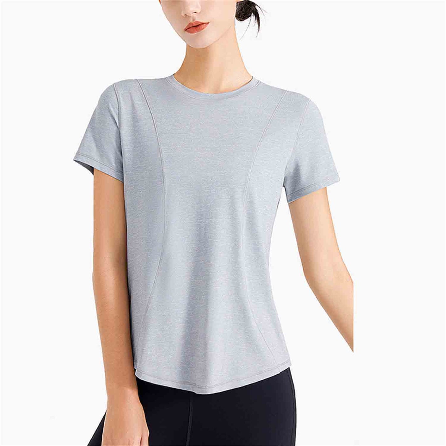 Sports T-shirt Yoga Clothes Loose Mesh Cool Breathable Quick Dry Tops Fitness Clothes Short-sleeved Outdoor Running Shirts