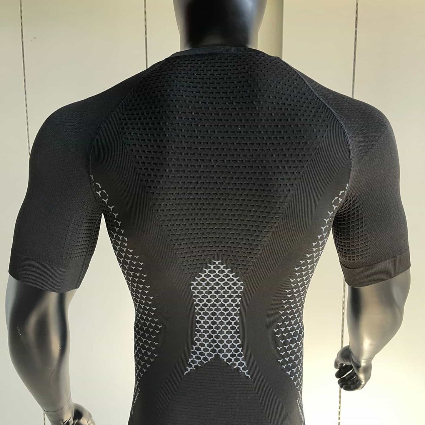 One Way Guide Moisture Wicking Compression Clothing Marathon Mountaineering Cycling Fitness Short-Sleeved Shorts Suit