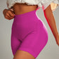 Women Gym Workout Seamless Shorts High Waisted Biker Scrunch Butt Booty Athletic Yoga Shorts