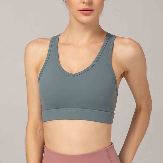 Women Sports Underwear Fitness Running Tops Shockproof Crop Tops Women Seamless Yoga Bra Push up Sport Tops Gym Breathable Tops