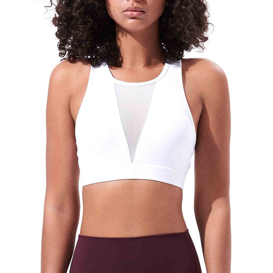 Women Sports bra Fitness Running Tops Shockproof Crop Tops Push up Sport Tops Gym Breathable No Steel Ring Bras Tops