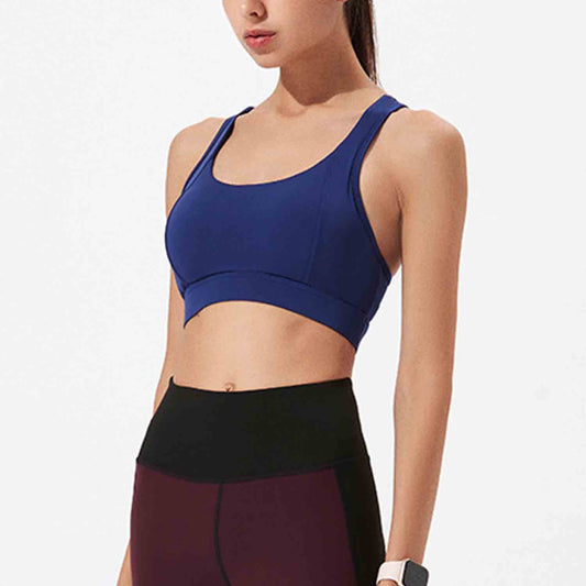 Quick Dry Sports Underwear Fitness Running Tops Women Seamless Yoga Bra Shockproof Crop Tops Push up Gym Breathable Tops