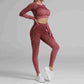 Quick Dry  High Elastic Running Sports Fitness Clothes Tight-Fitting Sexy Belly Button Yoga Suit
