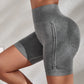 Women Gym Workout Seamless Shorts High Waisted Biker Scrunch Butt Booty Athletic Yoga Shorts
