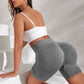 Women Gym Workout Seamless Shorts High Waisted Biker Scrunch Butt Booty Athletic Yoga Shorts
